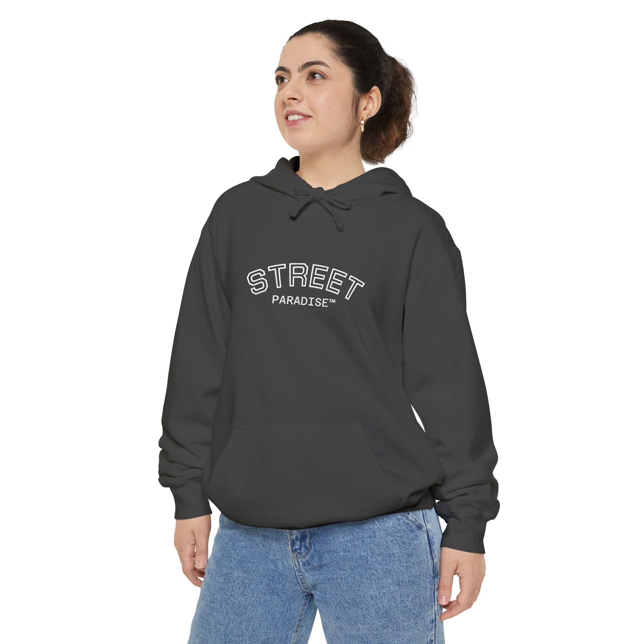 Street Paradise Hoodie — Garment-Dyed Cozy Pullover