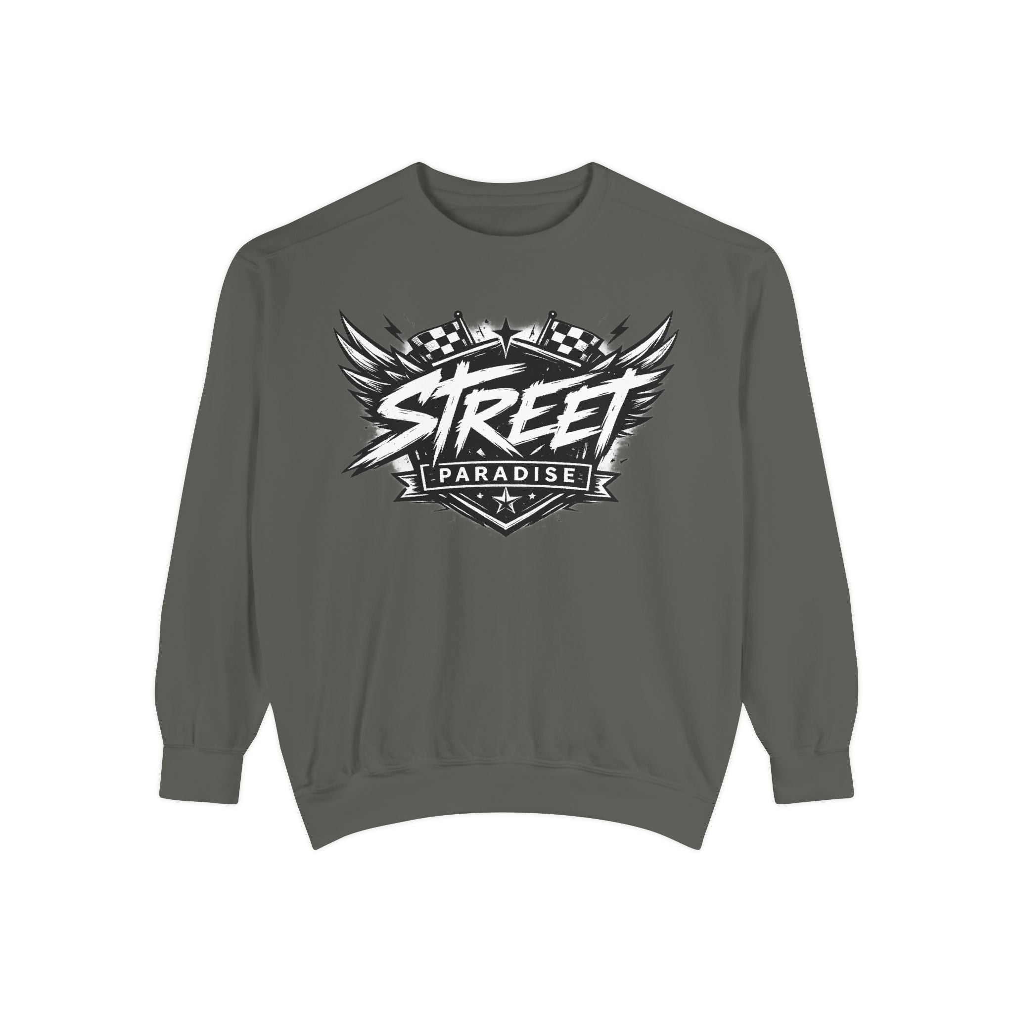 Street Paradise Graphic Sweatshirt — Retro Urban Crewneck