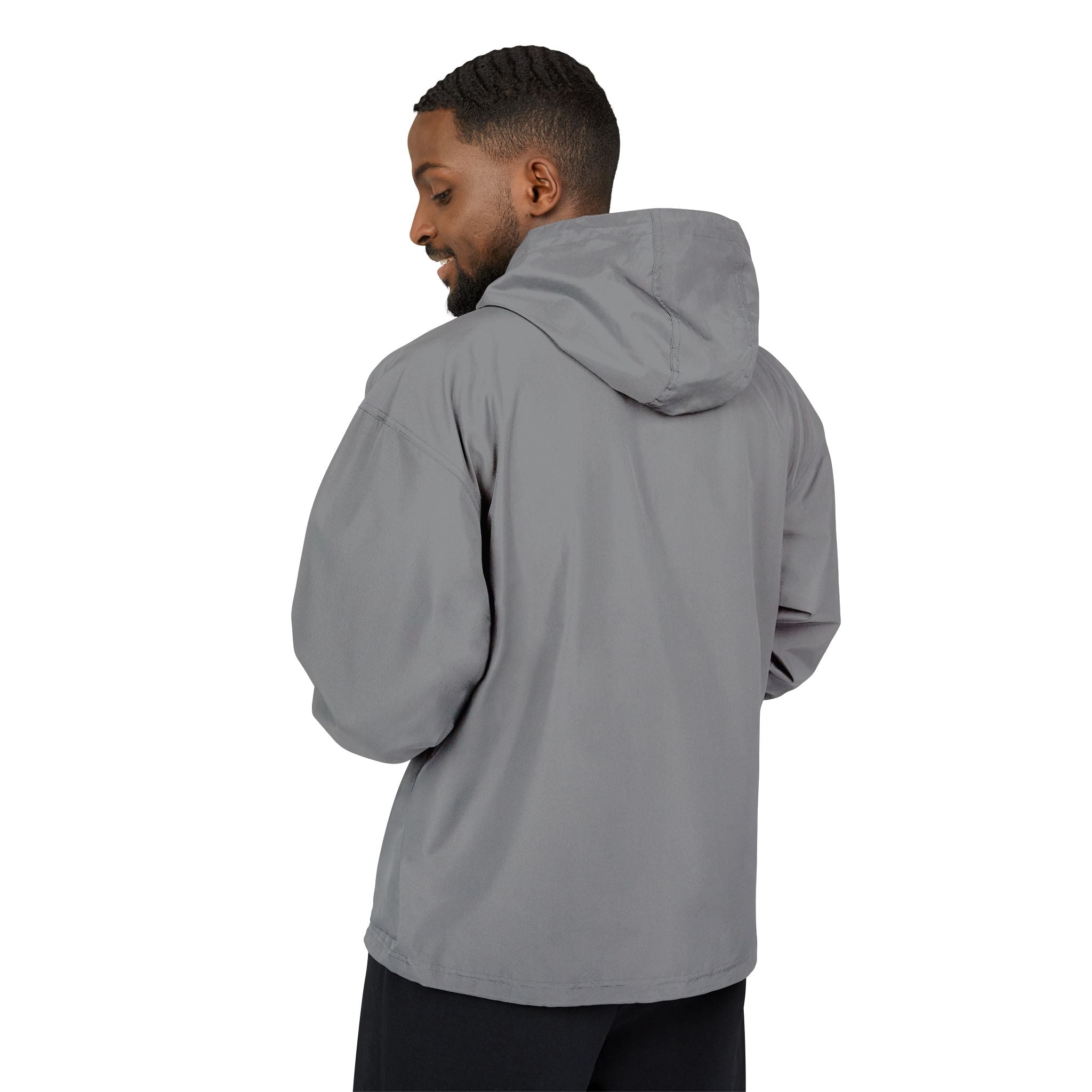 Champion Packable Anorak Jacket — Small Floral Logo Windbreaker