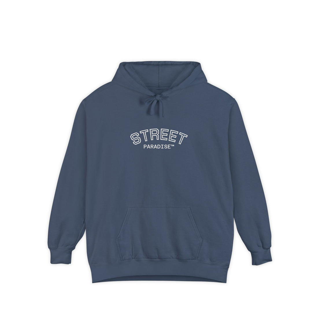 Street Paradise Hoodie — Garment-Dyed Cozy Pullover