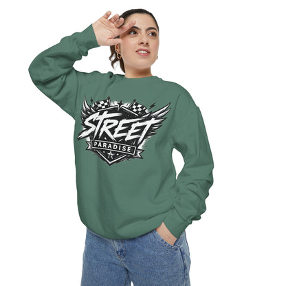 Street Paradise Graphic Sweatshirt — Retro Urban Crewneck