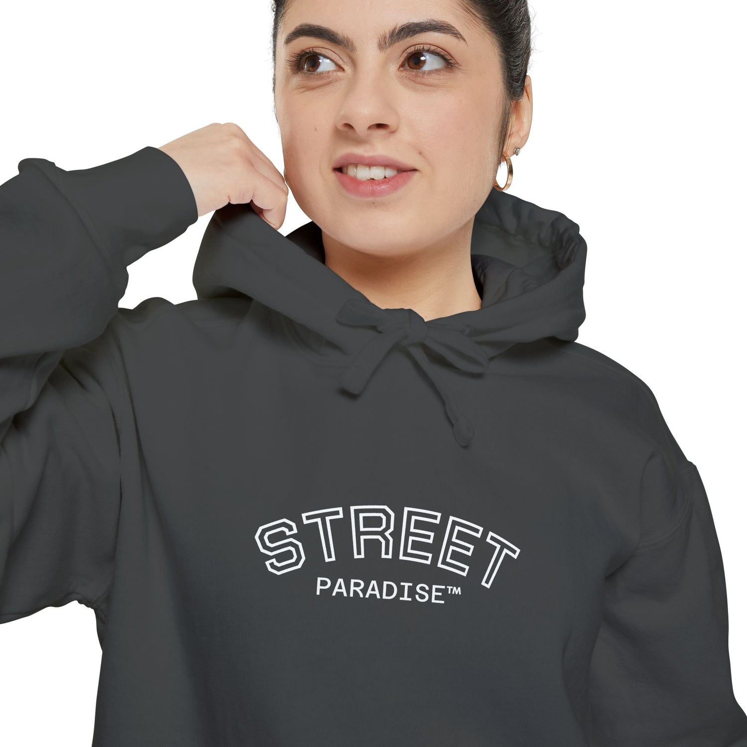 Street Paradise Hoodie — Garment-Dyed Cozy Pullover
