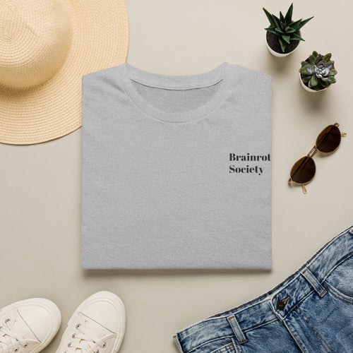 Brainrot Society Minimalist Chest Logo T-Shirt