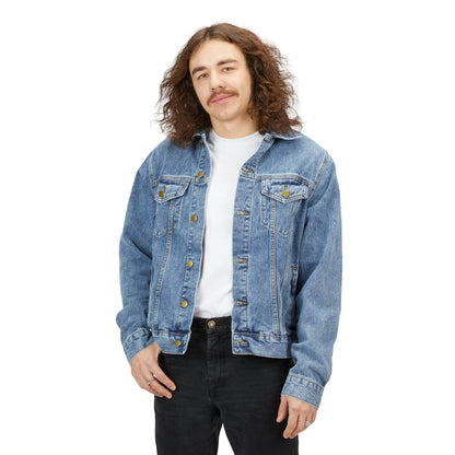 Denim Jacket — Street Vibes Back Print Men&