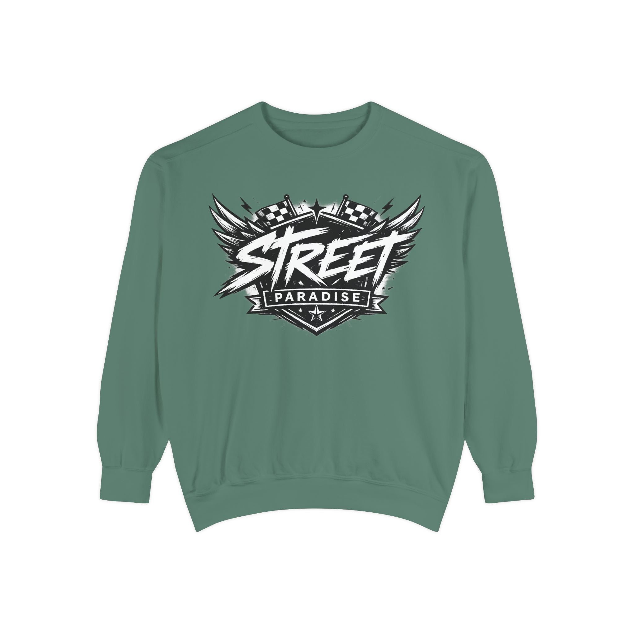 Street Paradise Graphic Sweatshirt — Retro Urban Crewneck