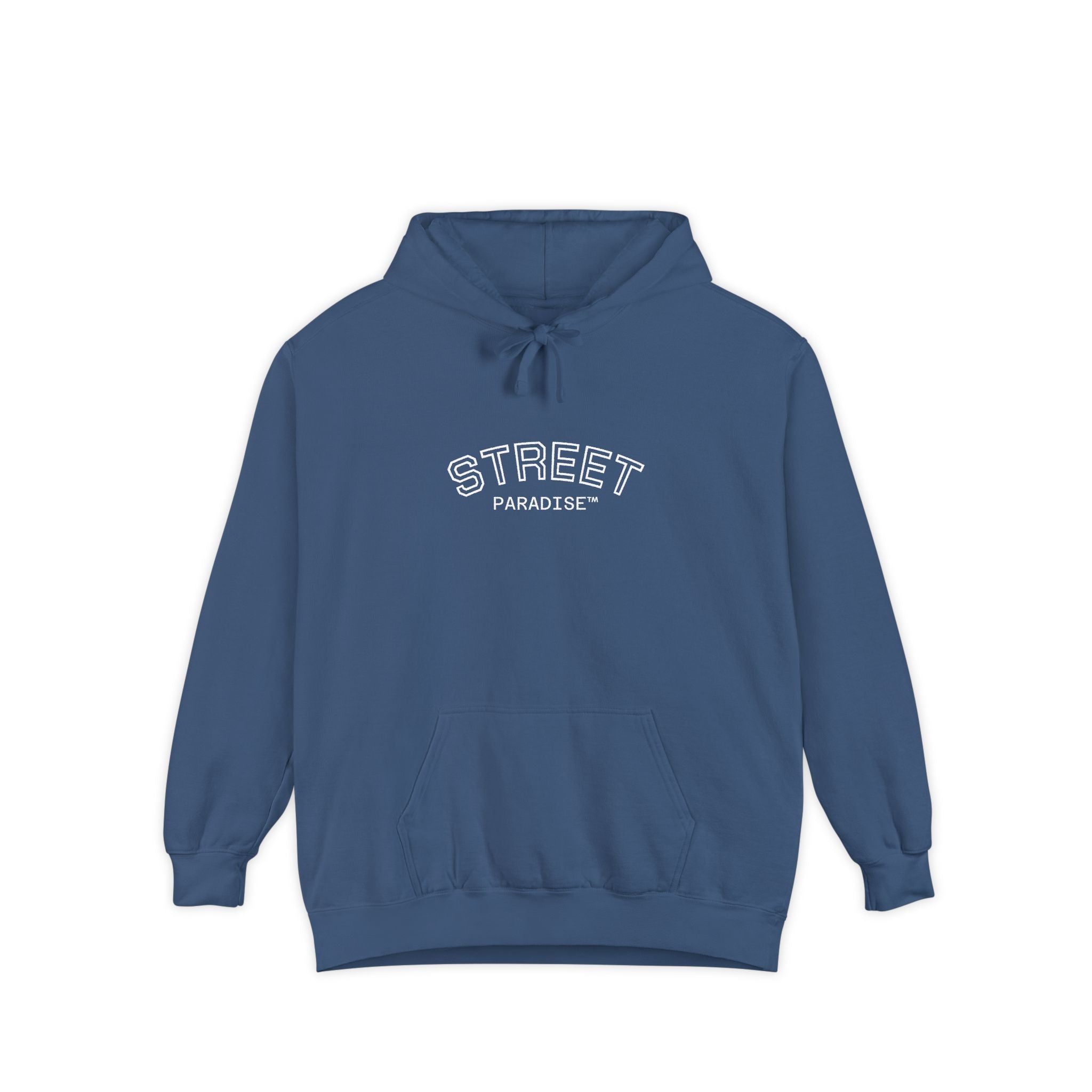 Street Paradise Hoodie — Garment-Dyed Cozy Pullover