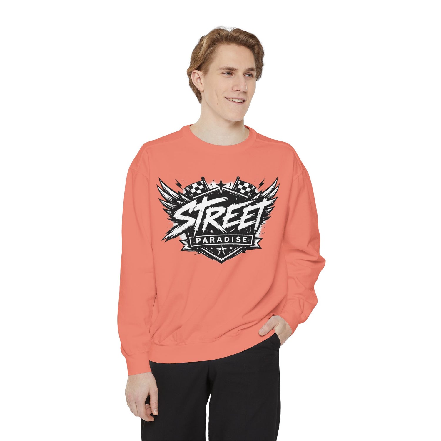 Street Paradise Graphic Sweatshirt — Retro Urban Crewneck