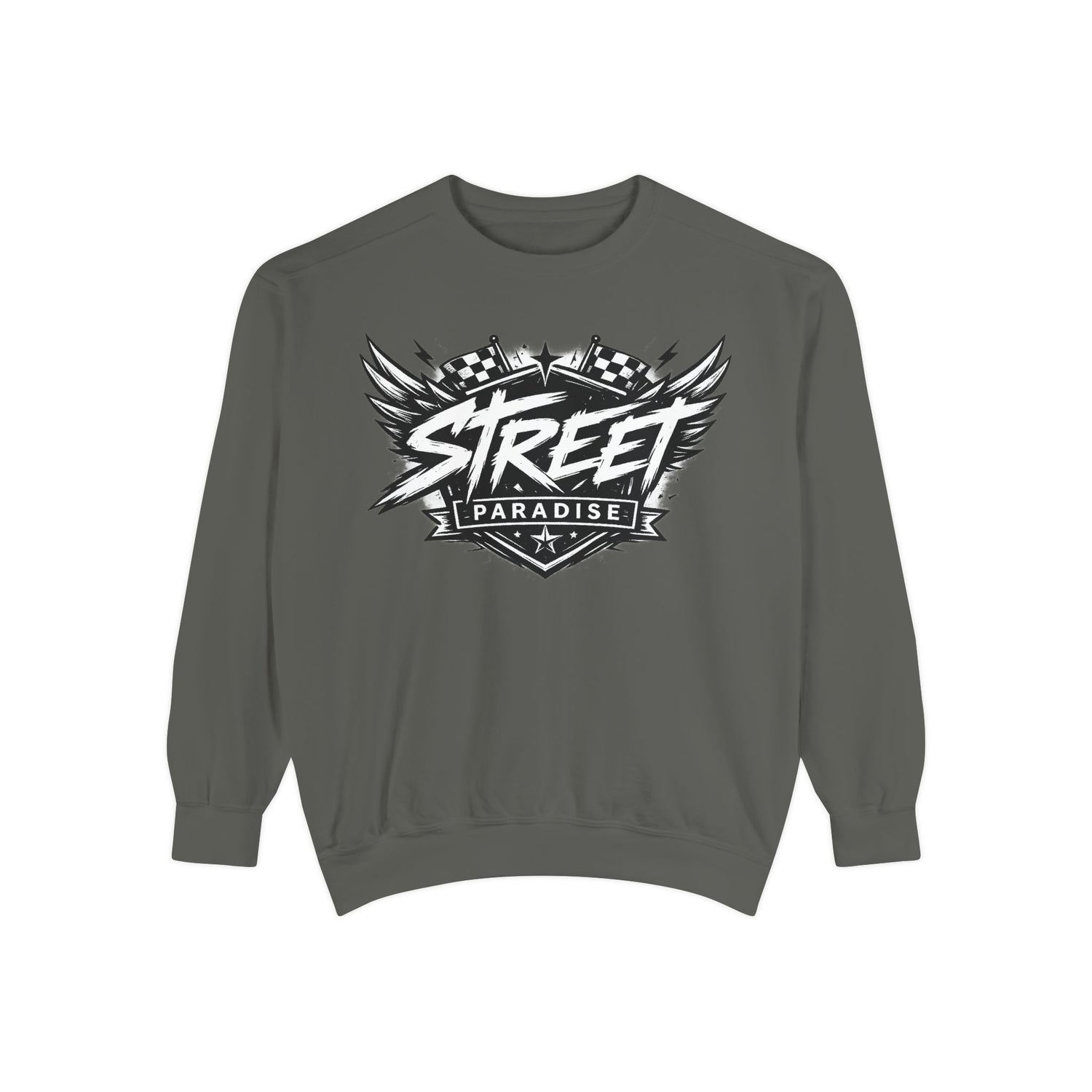 Street Paradise Graphic Sweatshirt — Retro Urban Crewneck