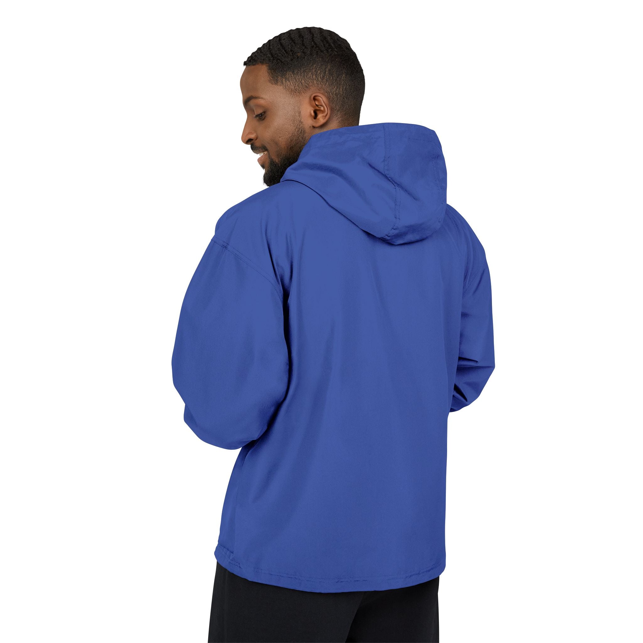 Champion Packable Anorak Jacket — Small Floral Logo Windbreaker