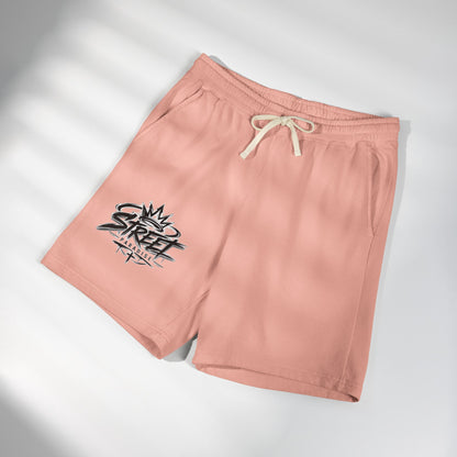 Street Crown Fleece Sweat Shorts — Garment-Dyed Lightweight Lounge Shorts