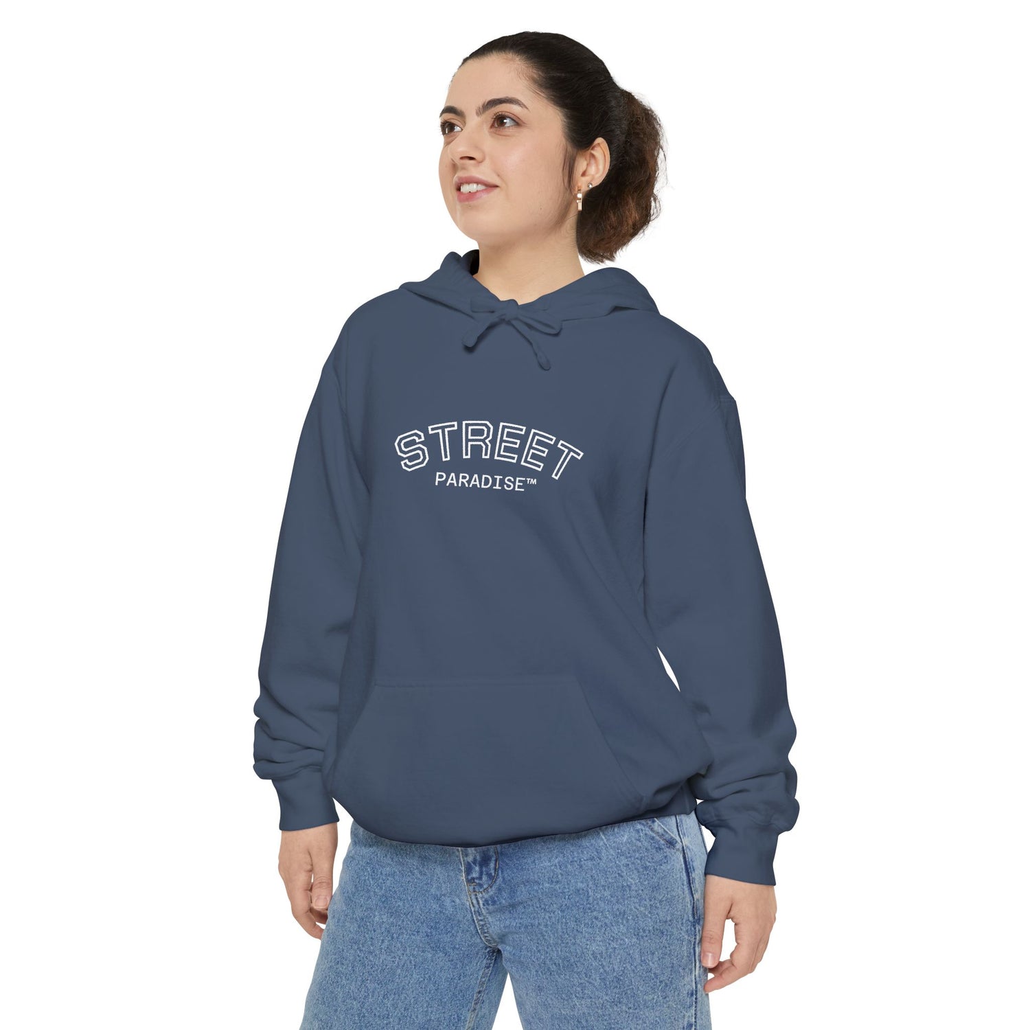 Street Paradise Hoodie — Garment-Dyed Cozy Pullover