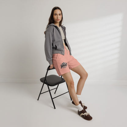 Street Crown Fleece Sweat Shorts — Garment-Dyed Lightweight Lounge Shorts