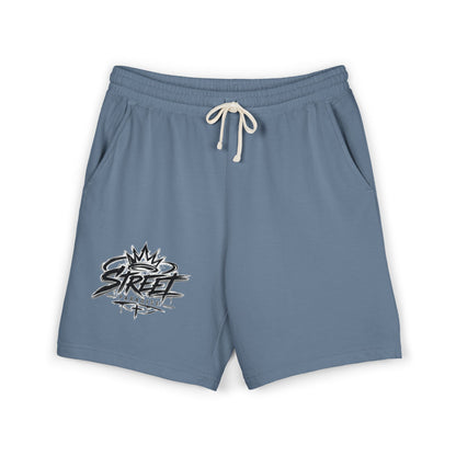 Street Crown Fleece Sweat Shorts — Garment-Dyed Lightweight Lounge Shorts