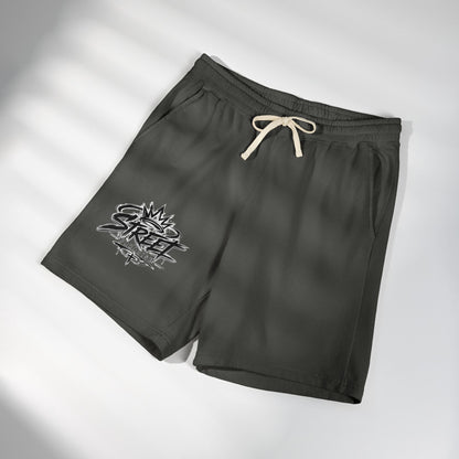 Street Crown Fleece Sweat Shorts — Garment-Dyed Lightweight Lounge Shorts