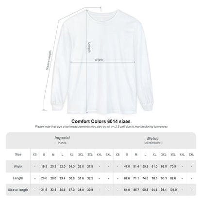 Street Paradise Long Sleeve T‑Shirt — Tropical Mountain Graphic