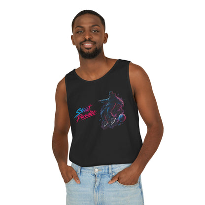 Street Paradise Skate Tank Top — Retro Vaporwave Skateboard Graphic Tank