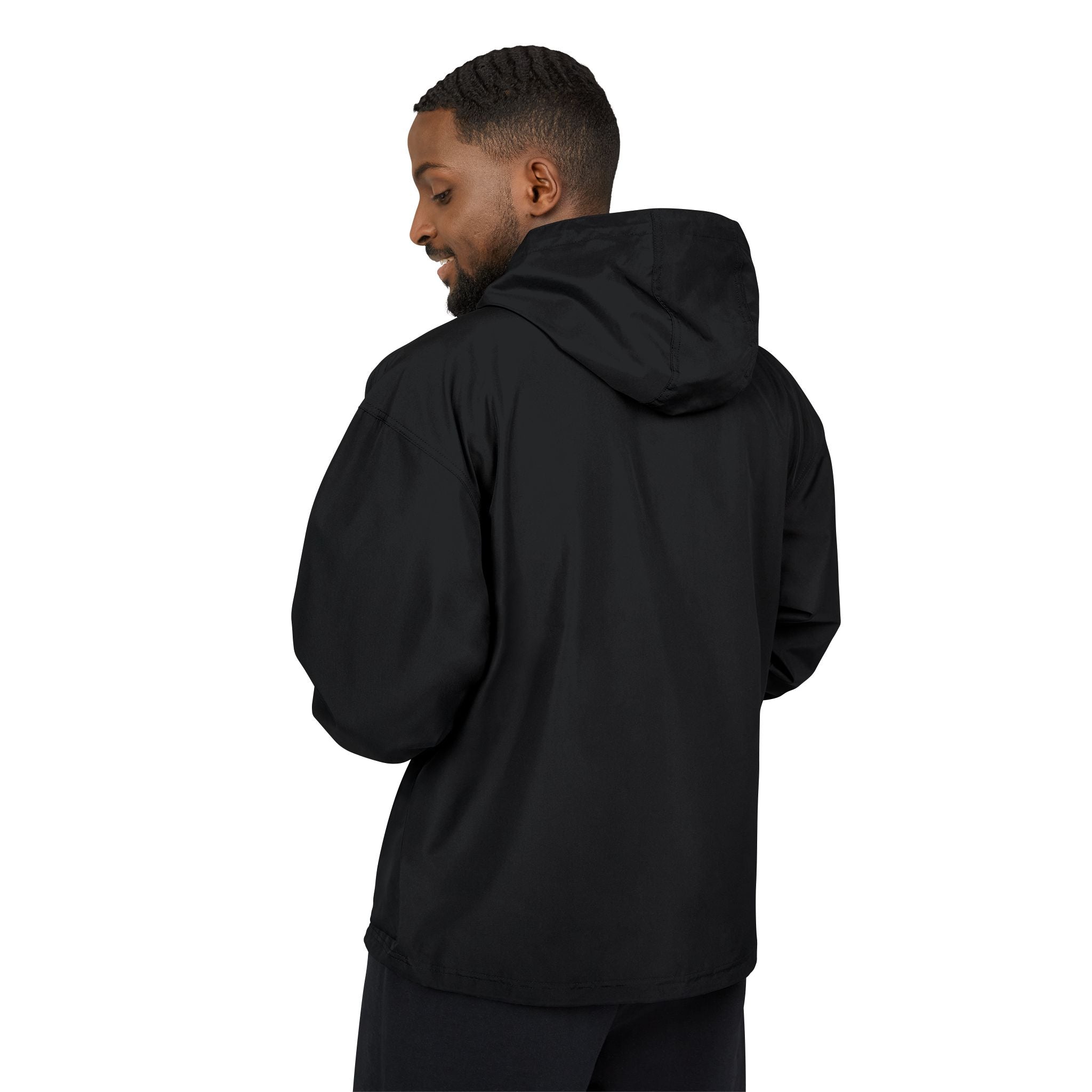 Champion Packable Anorak Jacket — Small Floral Logo Windbreaker