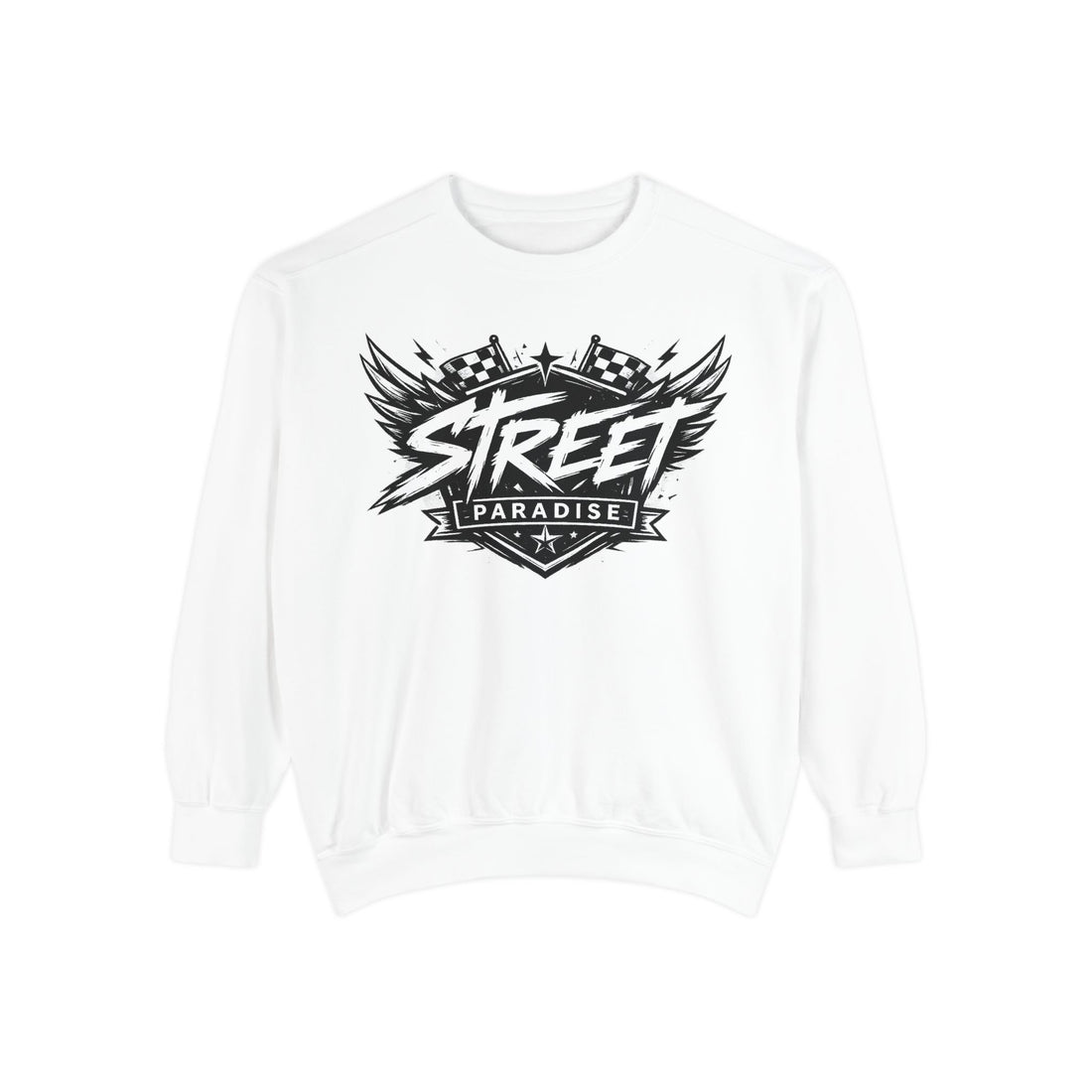 Street Paradise Graphic Sweatshirt — Retro Urban Crewneck