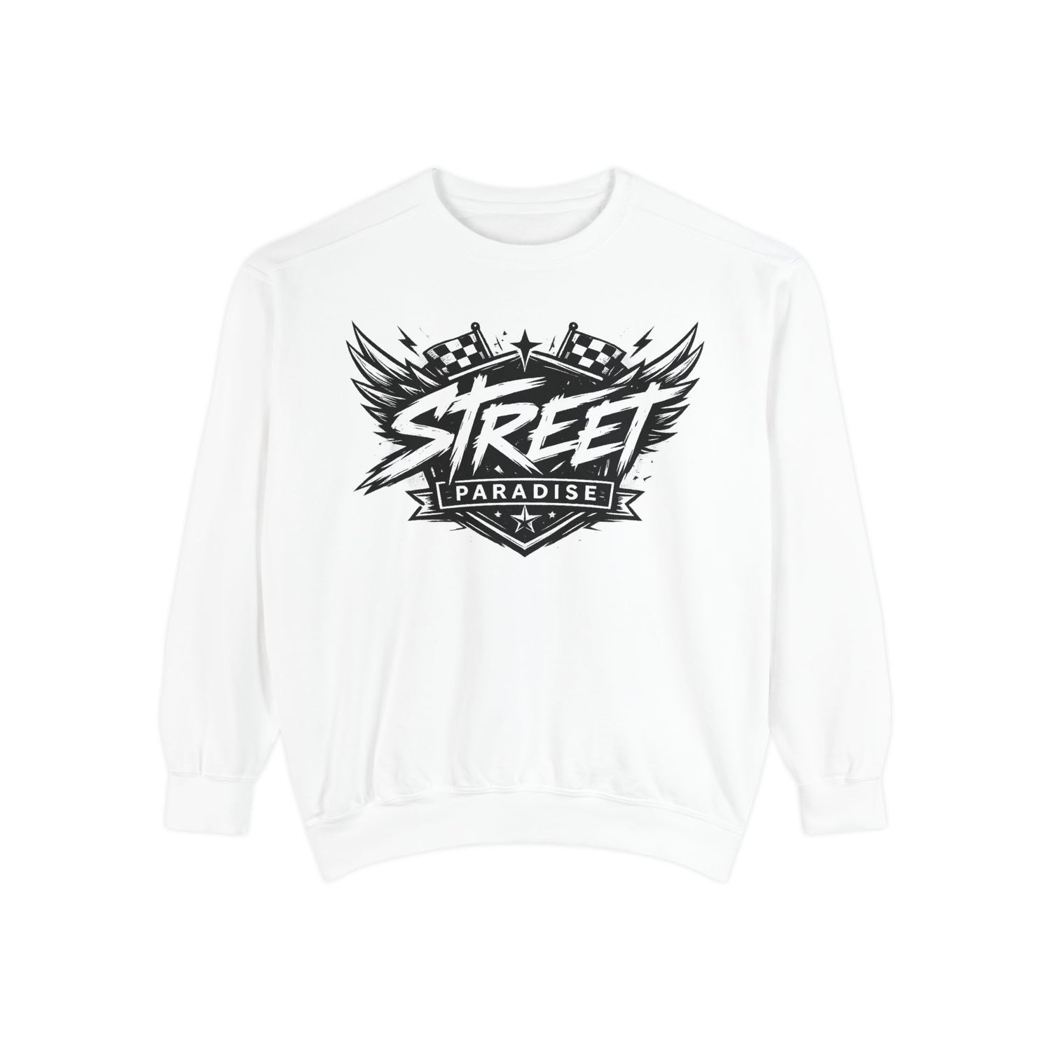 Street Paradise Graphic Sweatshirt — Retro Urban Crewneck