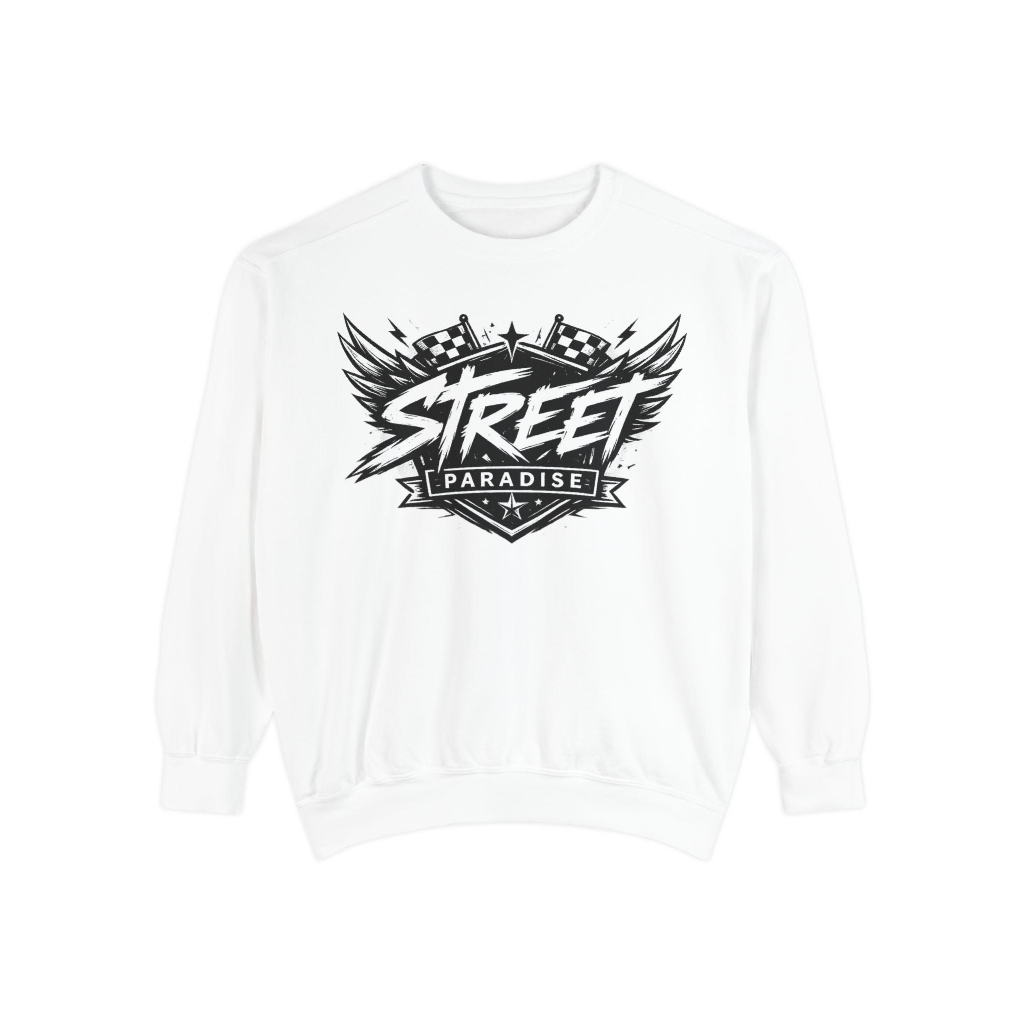 Street Paradise Graphic Sweatshirt — Retro Urban Crewneck
