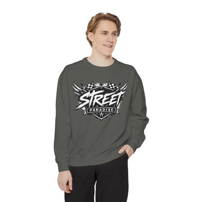Street Paradise Graphic Sweatshirt — Retro Urban Crewneck