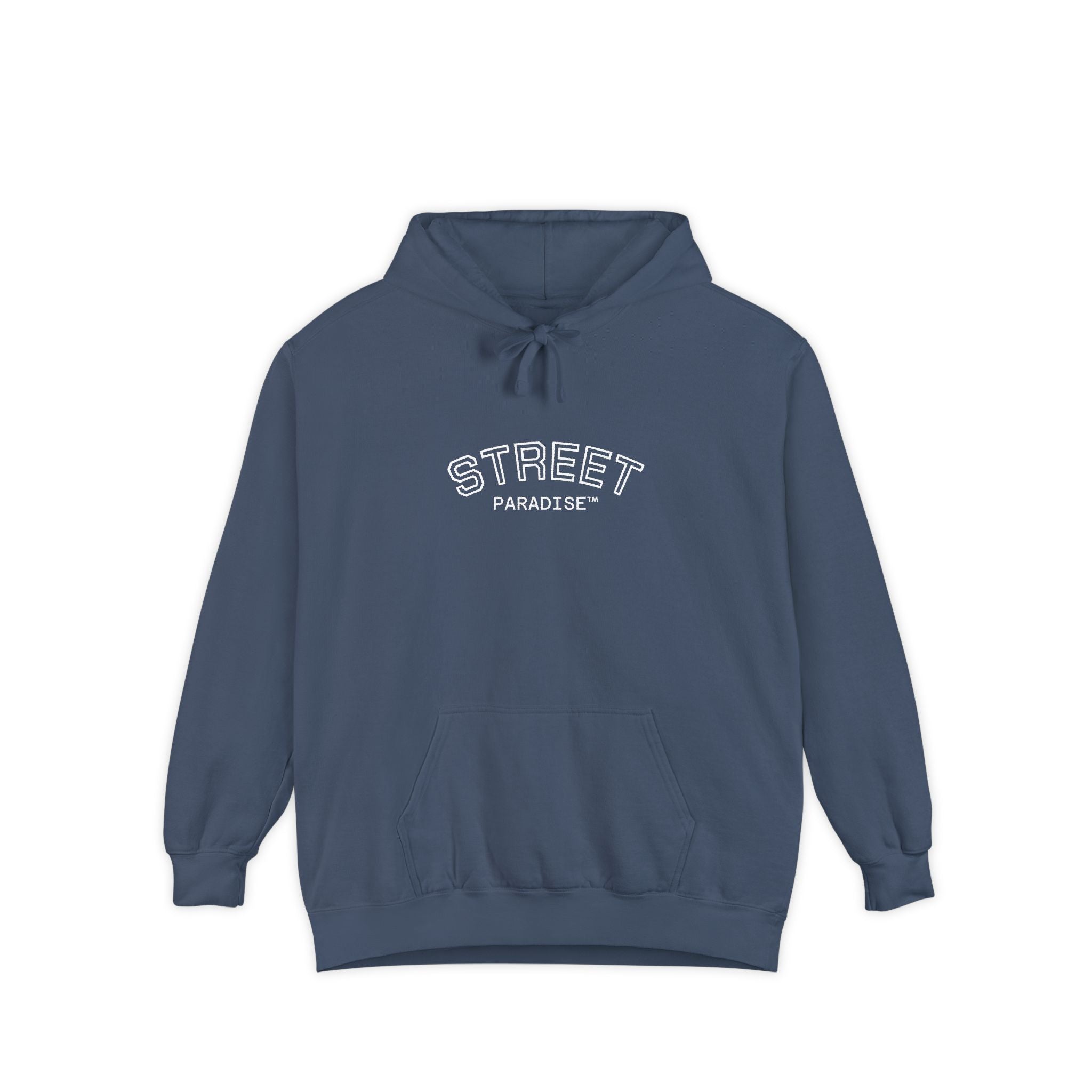 Street Paradise Hoodie — Garment-Dyed Cozy Pullover