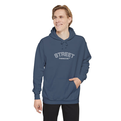 Street Paradise Hoodie — Garment-Dyed Cozy Pullover