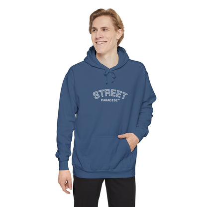Street Paradise Hoodie — Garment-Dyed Cozy Pullover